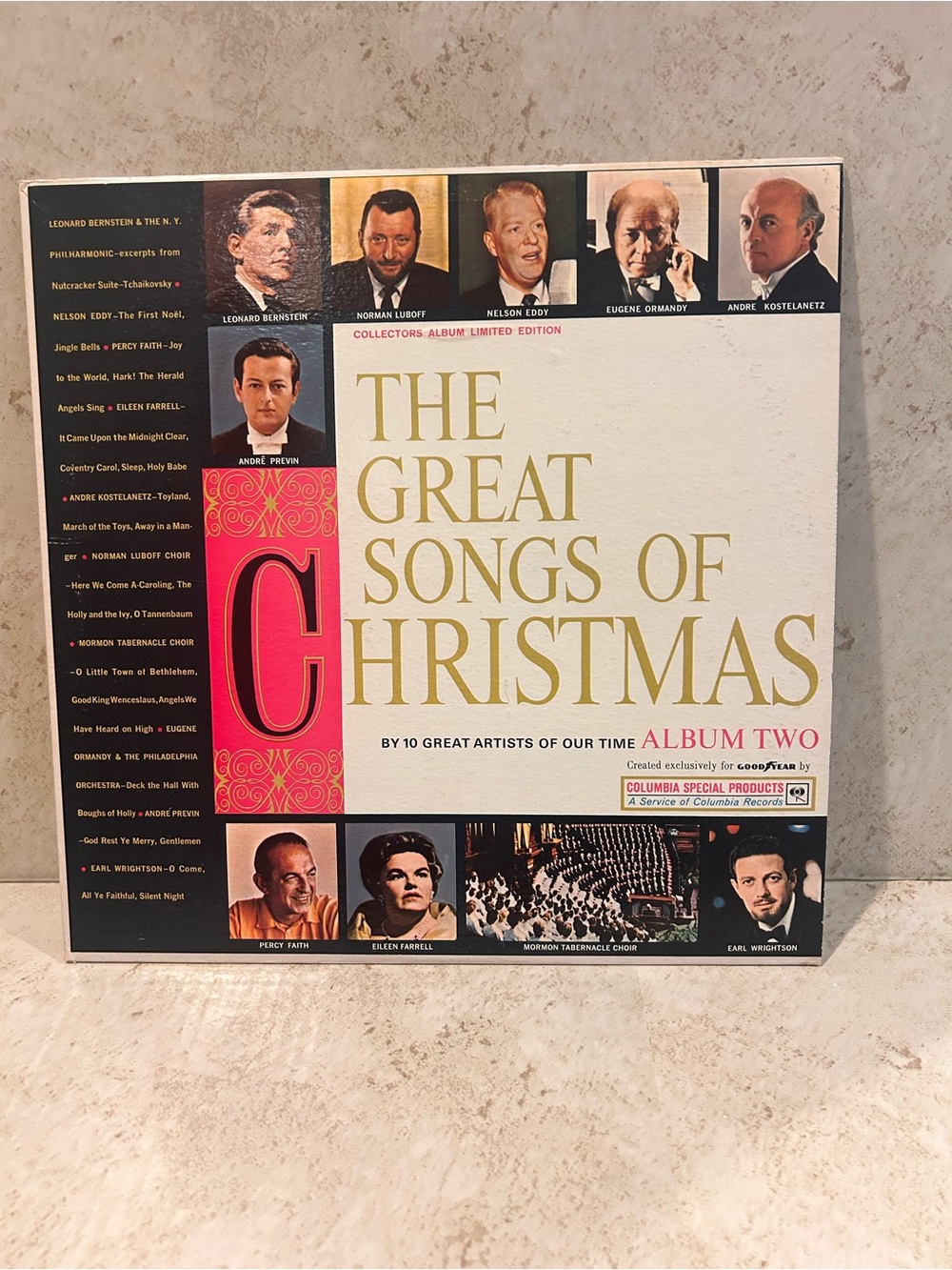 The Great Songs of Christmas Album Two - White Vinyl Cover